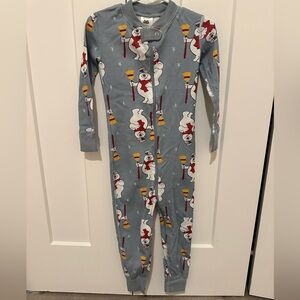 NWOT/ washed but never worn Hanna Andersson Frost the Snowman pajamas 3T